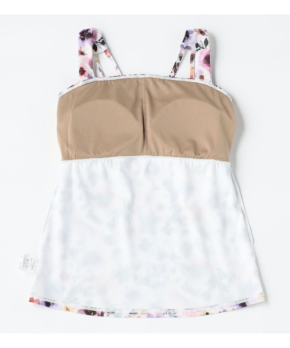 Chacott Chacott BALANCE ウォーターカラーフラワーブラトップ 