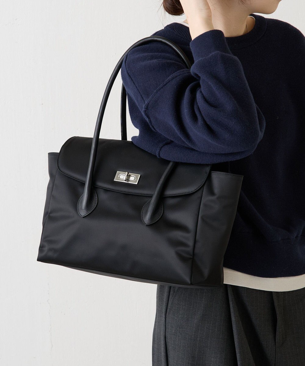 russet 《@__serako.r__企画》クラウズナイロンフラップトートバッグ(CE-1690) 