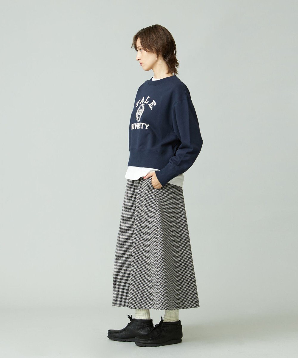 J.PRESS YORK STREET 【WOMEN】チェックジャガード スカート 