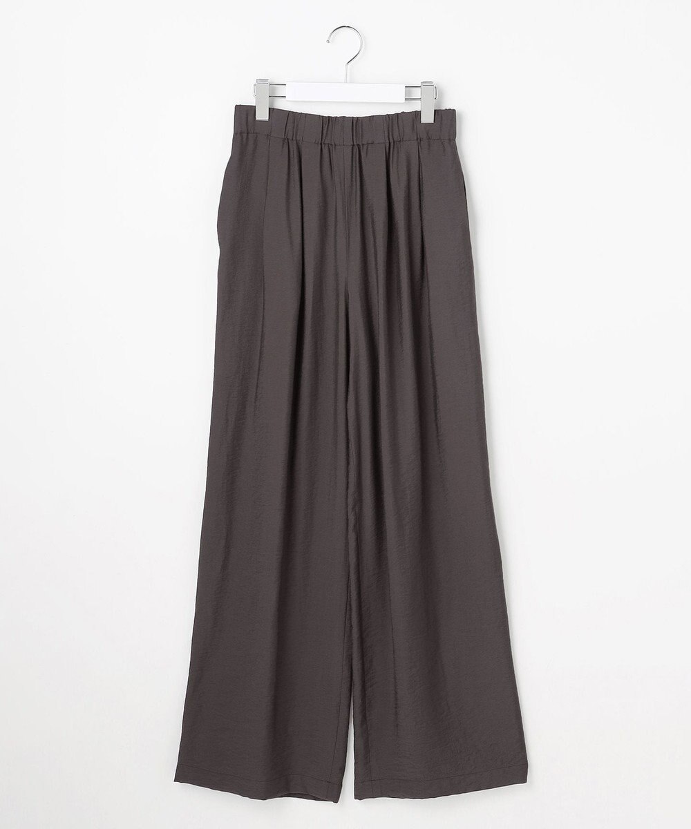 自由区 S 【SHIHOさん着用・ご好評アイテム・新色追加・セットアップ対応】エアリーツイルワイド パンツ 