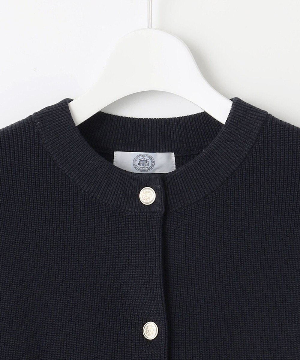 J.PRESS LADIES S 【洗える】ORGANIC GASS COTTON クルーネック アウター 