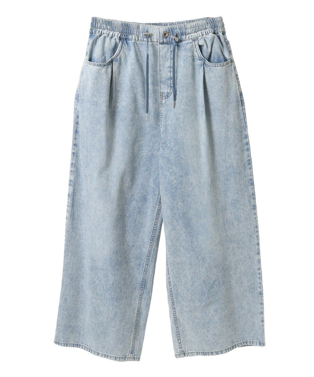 Green Parks ライトデニムワイドパンツ 