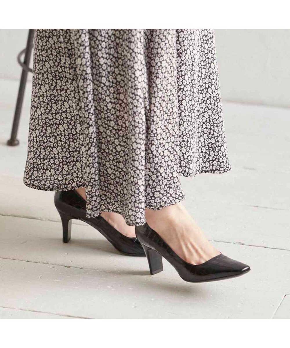 Riz raffinee <Riz raffinee>スクエアトゥパンプス 