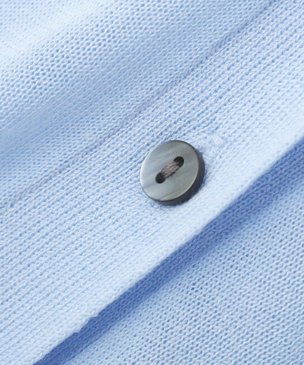 YECCA VECCA ハイゲージミドル丈Vネックカーディガン 