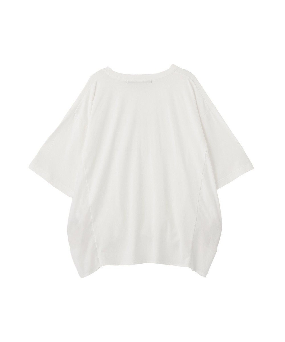 YECCA VECCA 裾ドロストデザインロゴTee 
