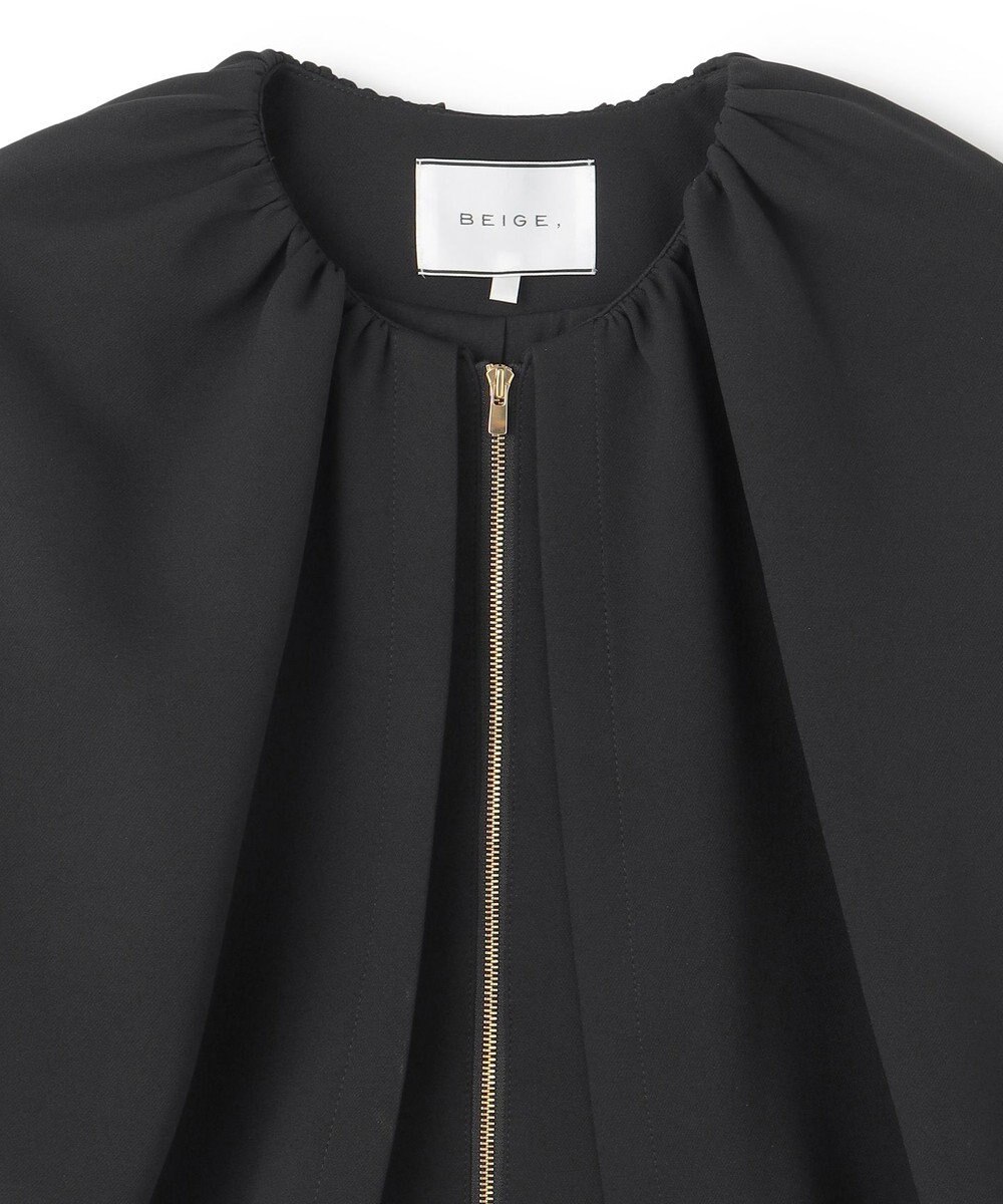 BEIGE， 【洗える】REIBAUD / ノーカラージャケット 