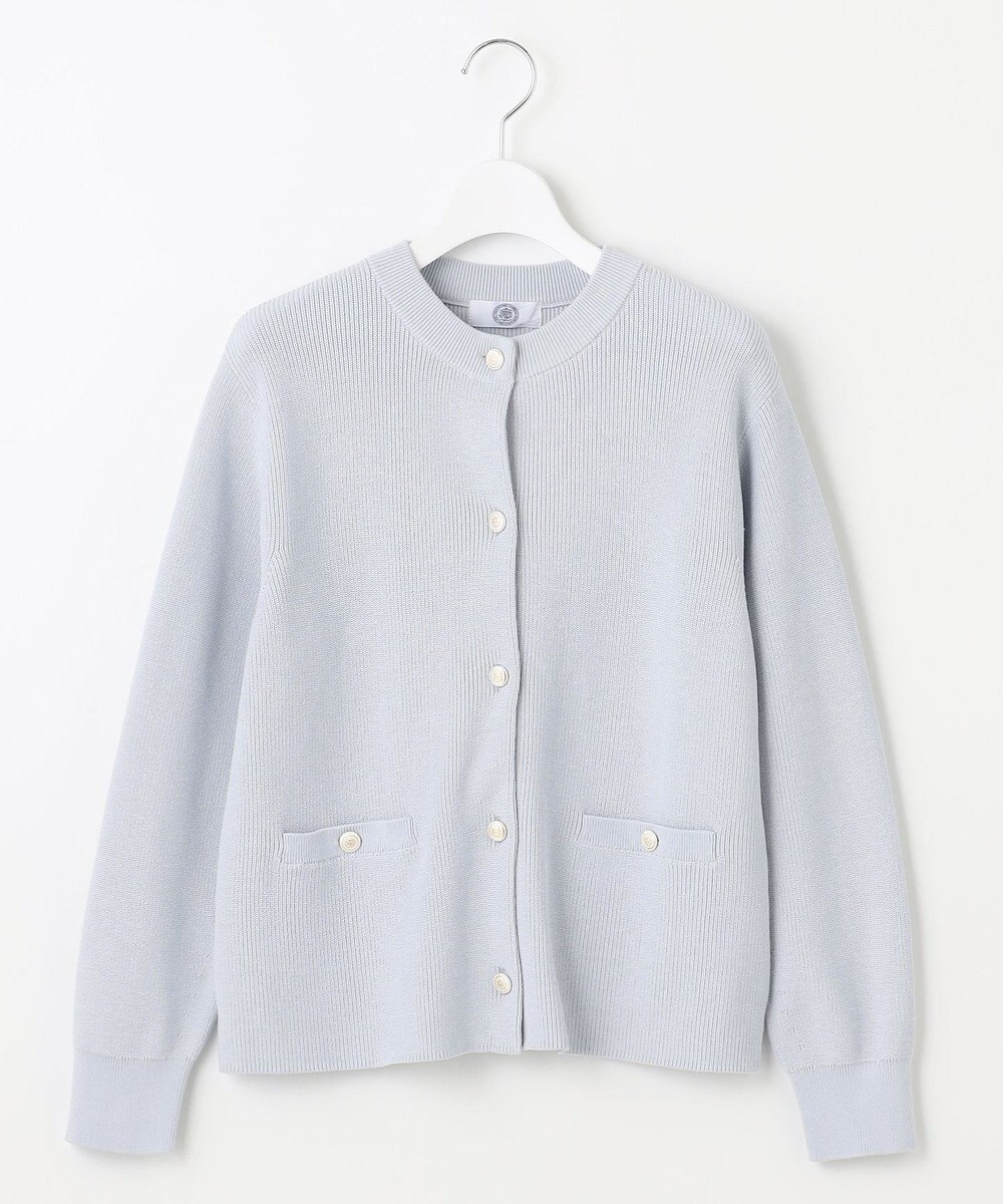 J.PRESS LADIES S 【洗える】ORGANIC GASS COTTON クルーネック アウター 