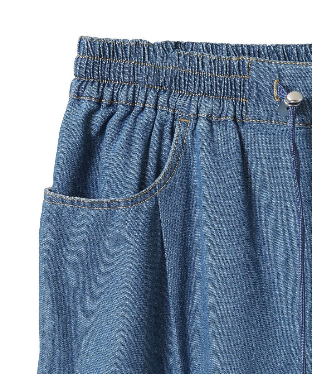 Green Parks ライトデニムワイドパンツ 