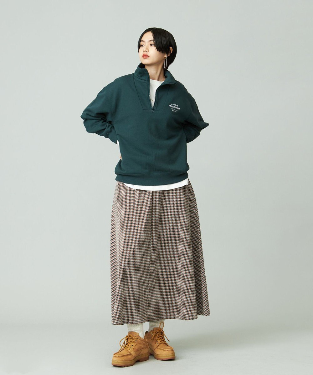 J.PRESS YORK STREET 【WOMEN】チェックジャガード スカート 