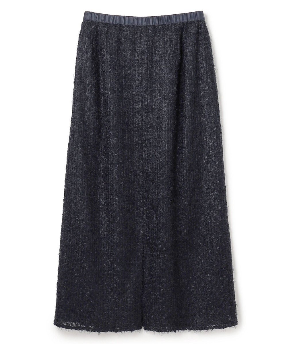 UNFILO L エアリーヤーン Iラインスカート 