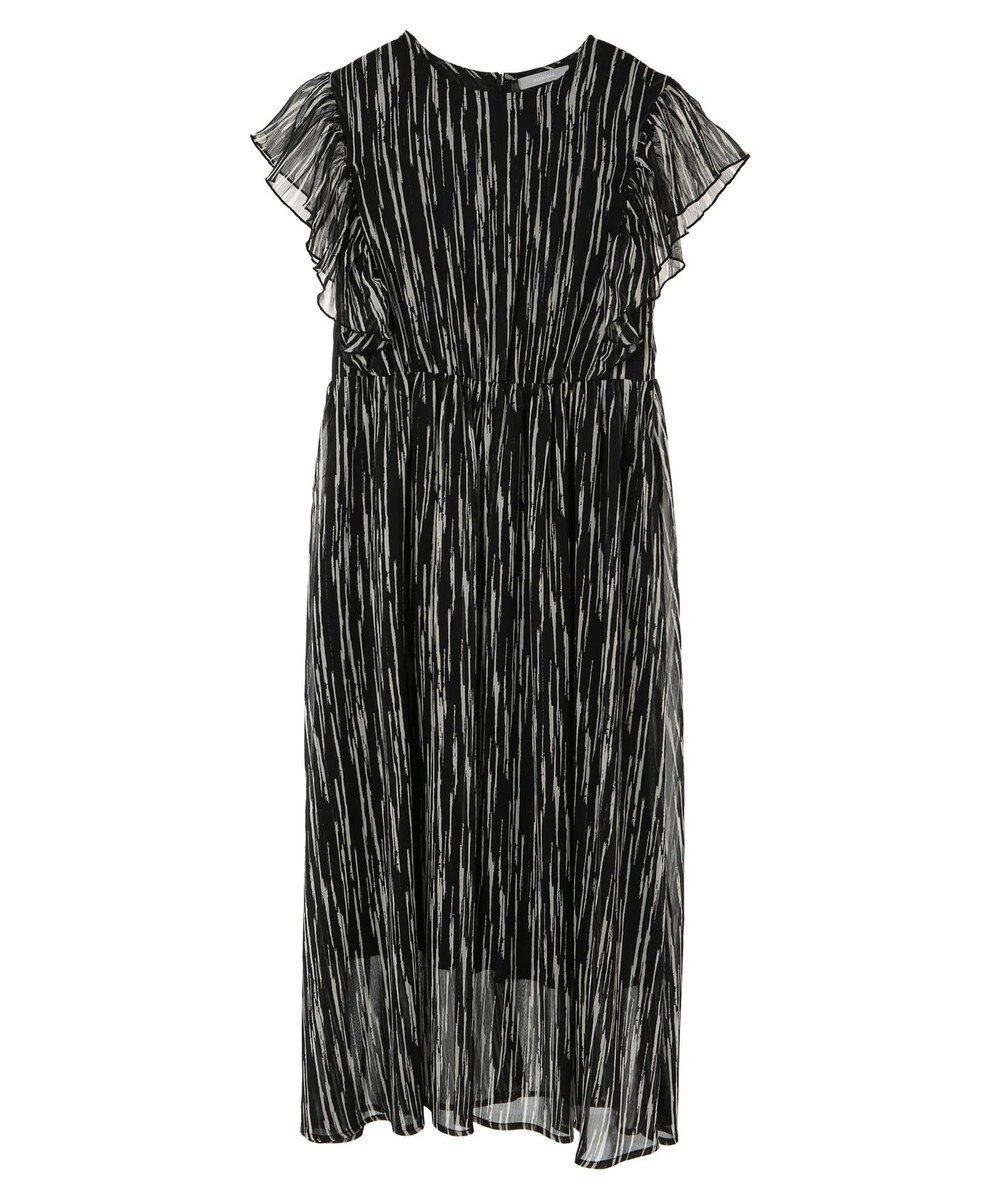 Green Parks ａ．肩フリルプリントワンピース 