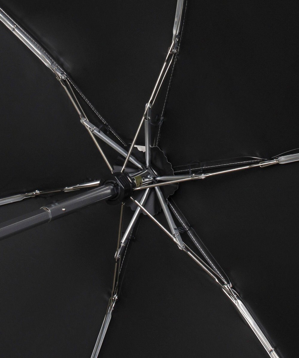 MOONBAT 【 遮光率100％/遮熱/UV/コンパクト】PAUL&JOE ACCESSOIRES(ポール&ジョー) 晴雨兼用日傘 ヌネット×ロゴ ネコ 5段折りたたみ傘 