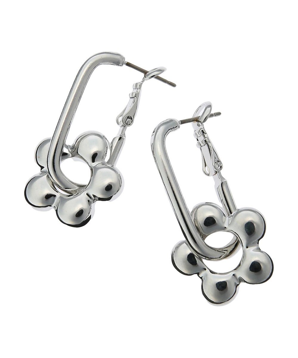 Green Parks ・ＨＡＬＦ　ＴＩＭＥ　２ＷＡＹモノトーンフラワーピアス 