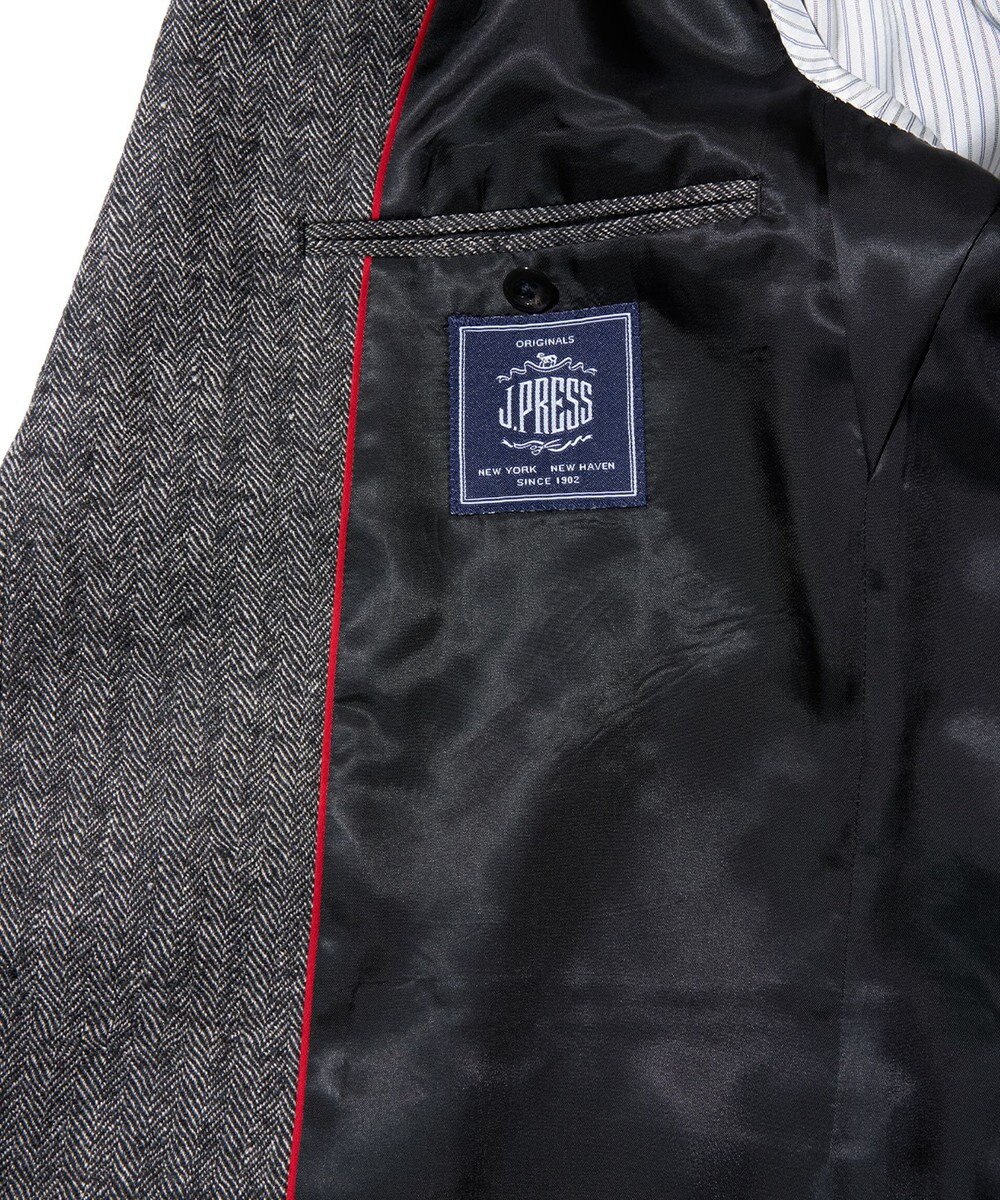 J.PRESS MEN 【J.PRESS ORIGINALS】WOOL/INEN TWEED 3B AUTHENTIC JACKET 