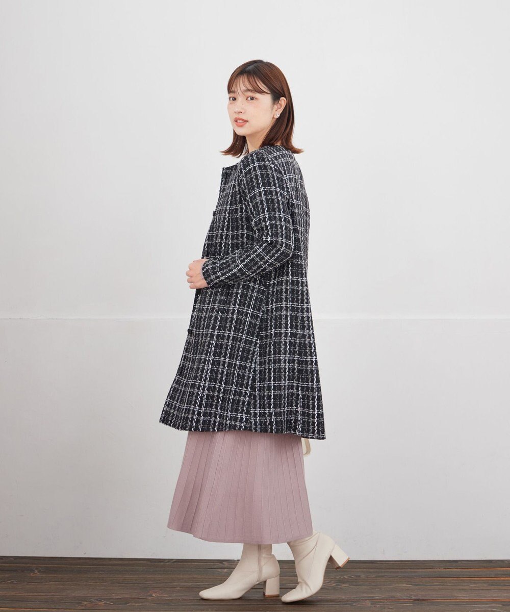 Tiaclasse L ツイードコート 