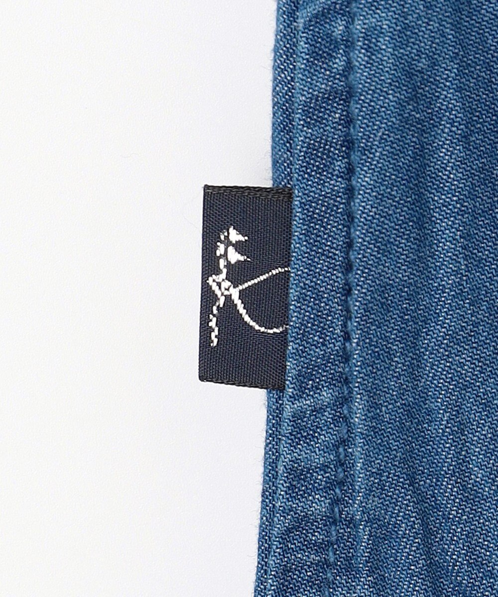 組曲 KIDS 【110-140㎝】 ブルーフラワーデニムキュロット 