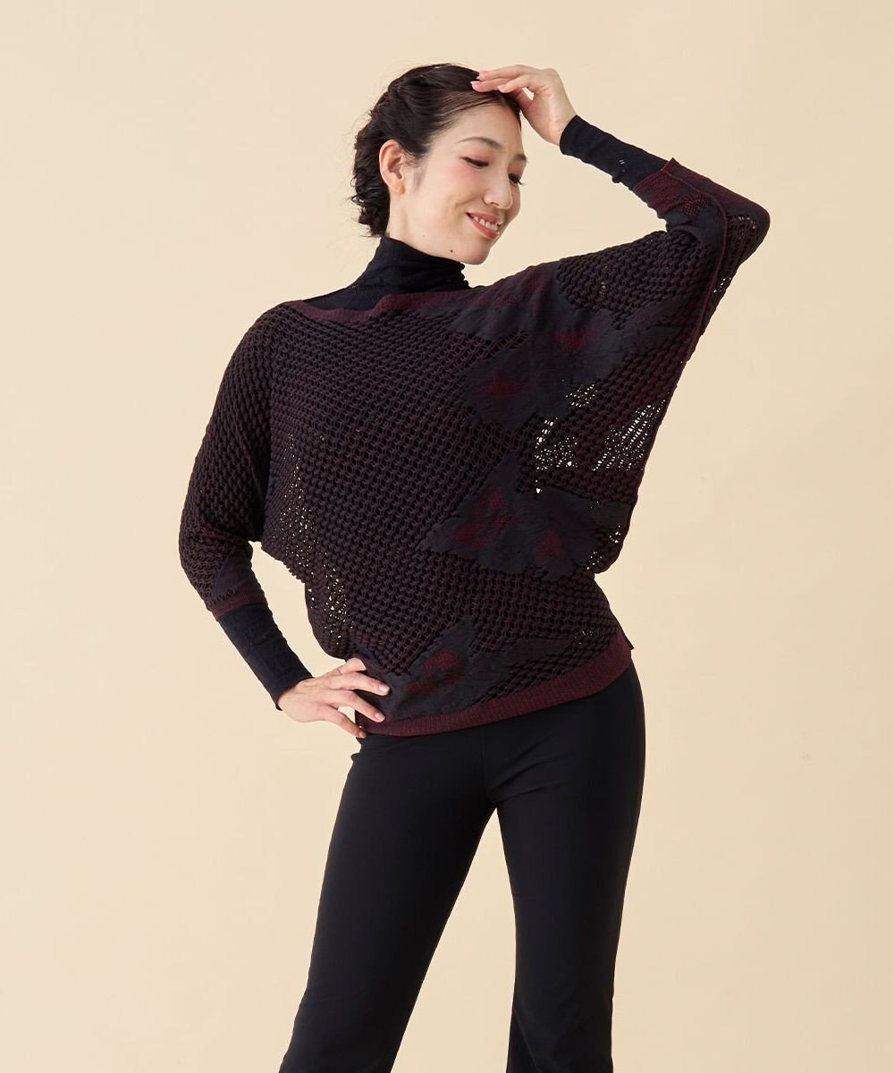 Chacott 【ノーソーイングニット】リバーシブルルーズフィットトップ 