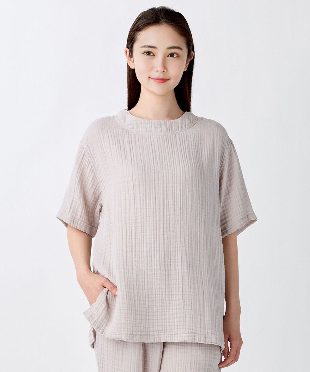 UCHINO クレープガーゼシンプルルームウェア ユニセックス 