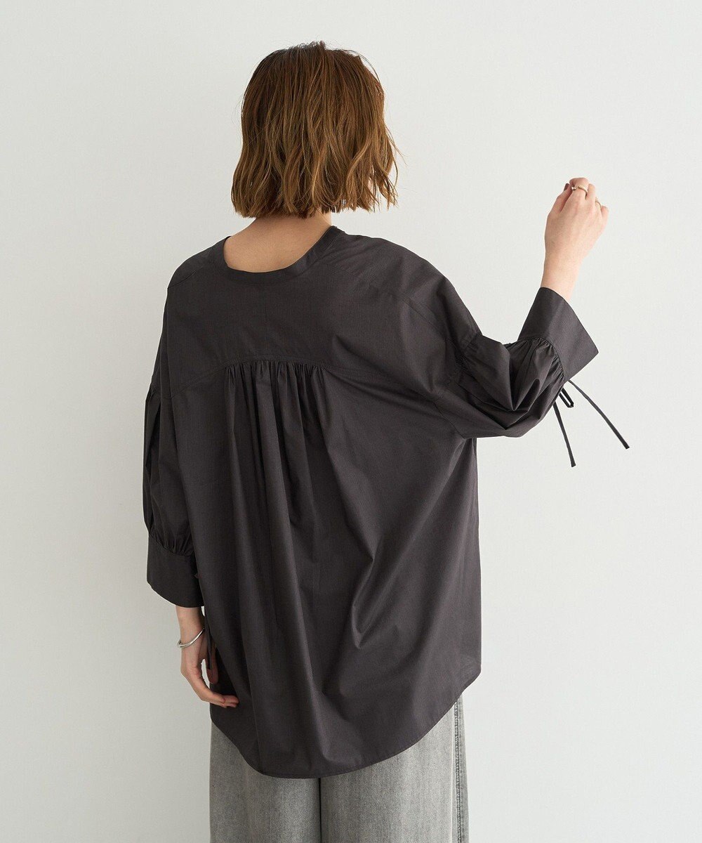 YECCA VECCA 【ORGABITS】5分袖スキッパーシャツ 