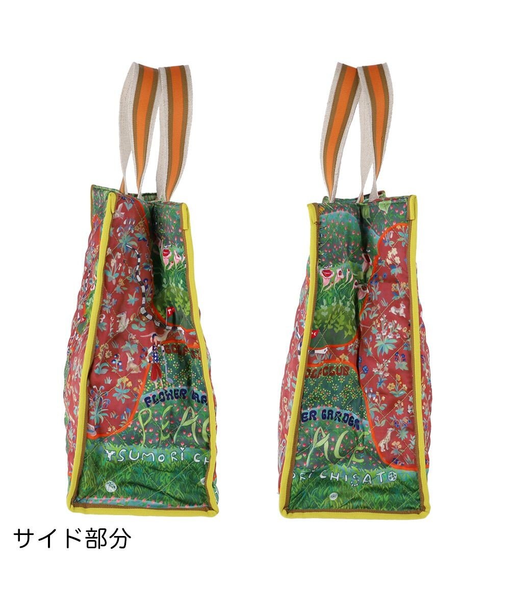 tsumori chisato CARRY ガーデンゴルフクラブキルト トートバッグ A4サイズ 