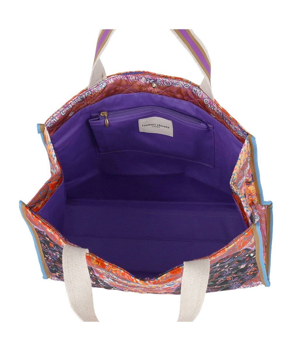 tsumori chisato CARRY ガーデンゴルフクラブキルト トートバッグ A4サイズ 