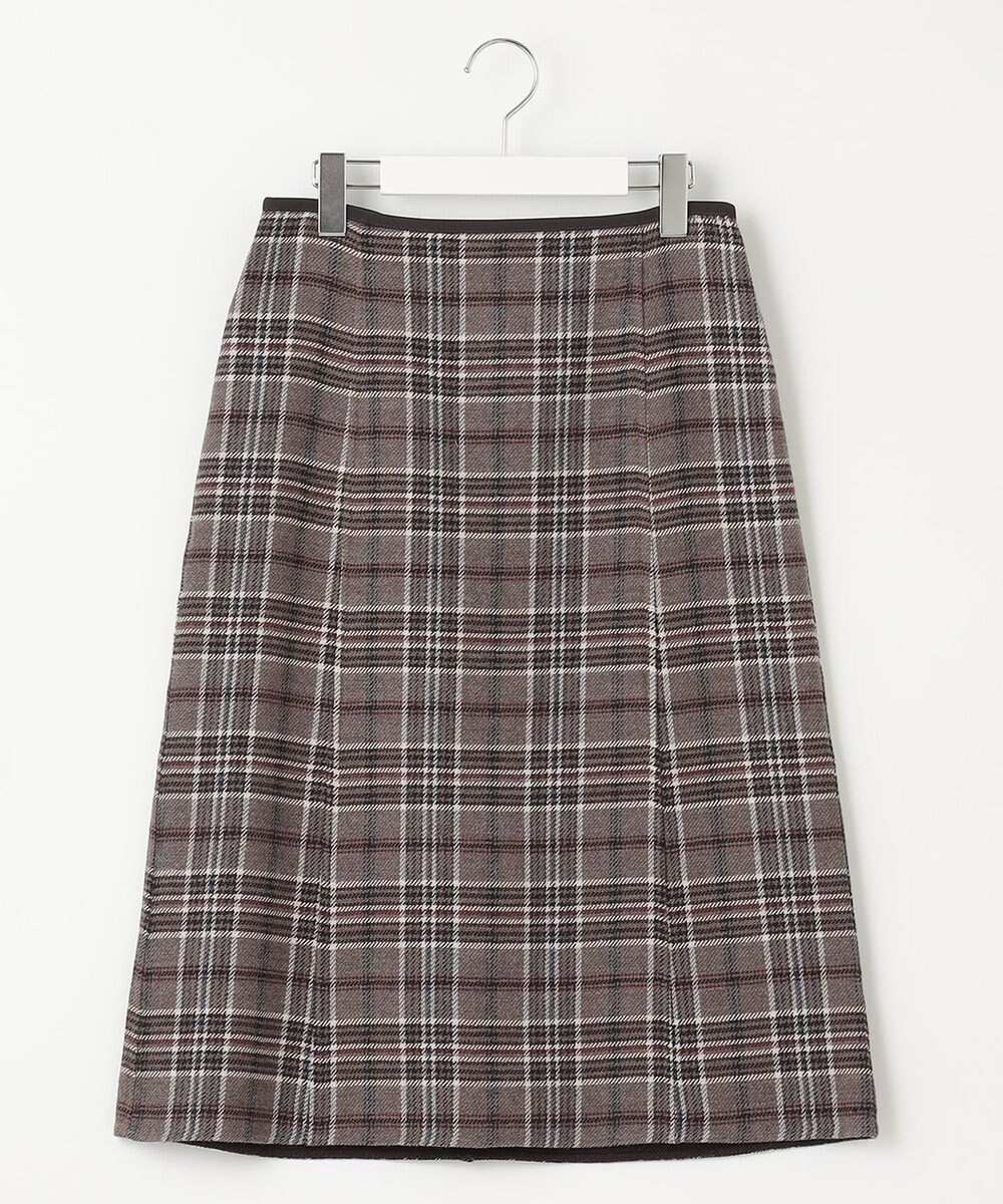 J.PRESS LADIES ミルドウールリバーチェック スカート 