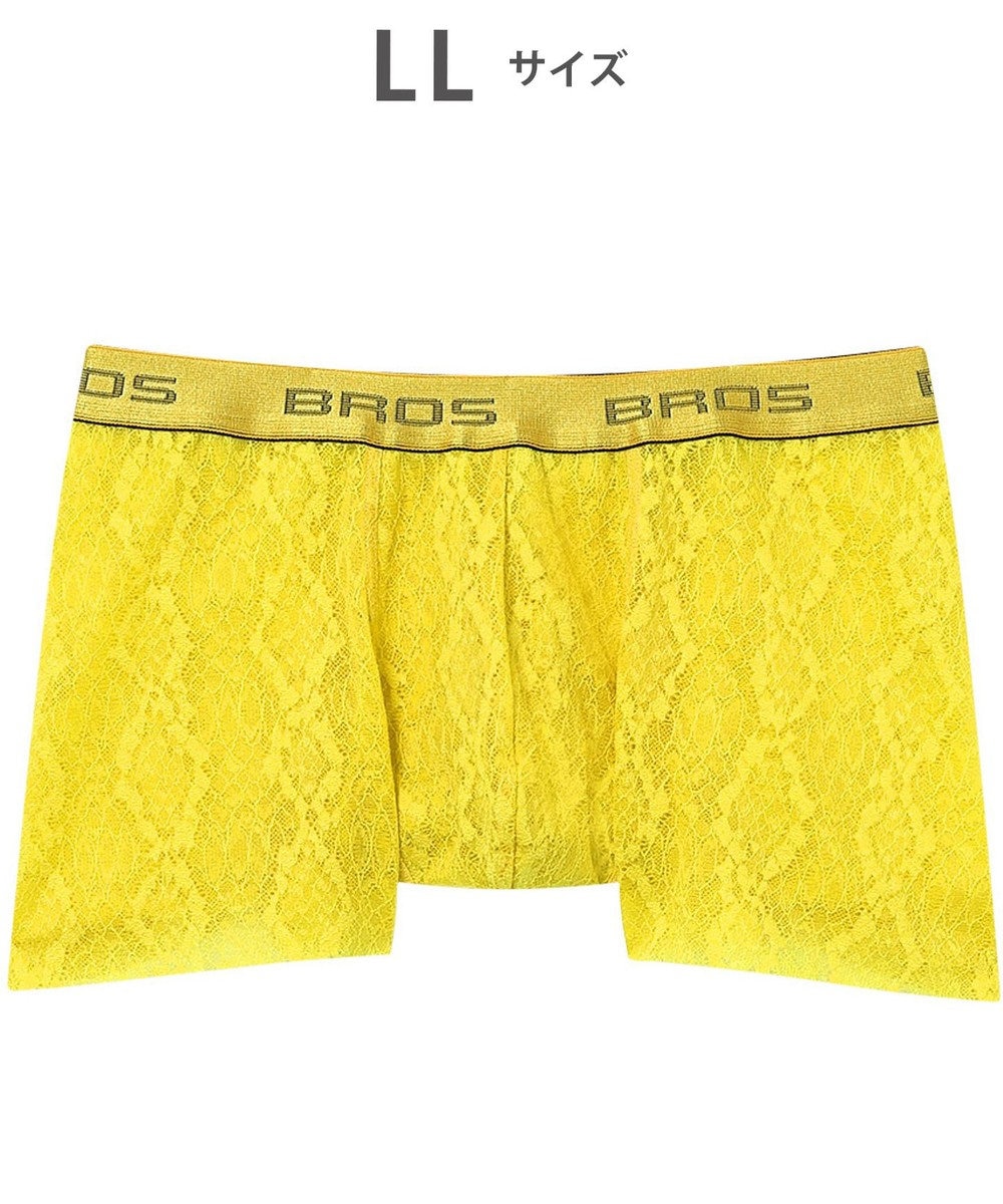 WACOAL MEN ボクサーパンツ【レースボクサー】フロント快適グラマラス 通気性 フリーなカッティング(裾部分) 前閉じ レース 下着 GT3341 /ブロス バイ ワコールメン 