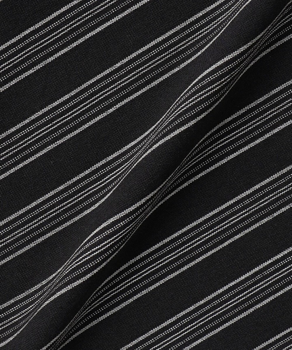 J.PRESS YORK STREET 【WOMEN】リネンストライプ イージーワイド パンツ 