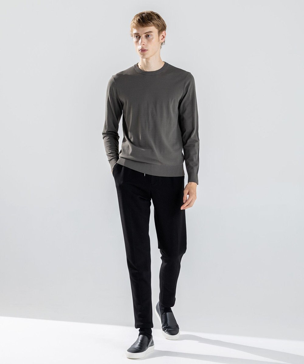 JOSEPH HOMME 【ストレッチ】リュクスレーヨン　クルーネック長袖ニット 