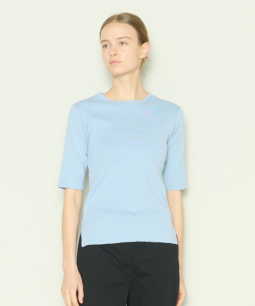 JOSEPH 【洗える】フィールコットン　ニットTEE 