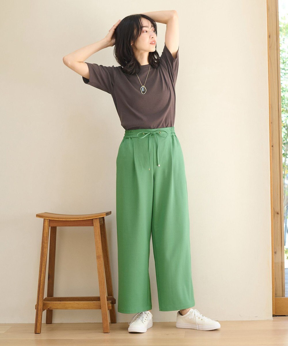 ANY L 【UVケア・接触冷感】コンパクトクルーネックＴシャツ 