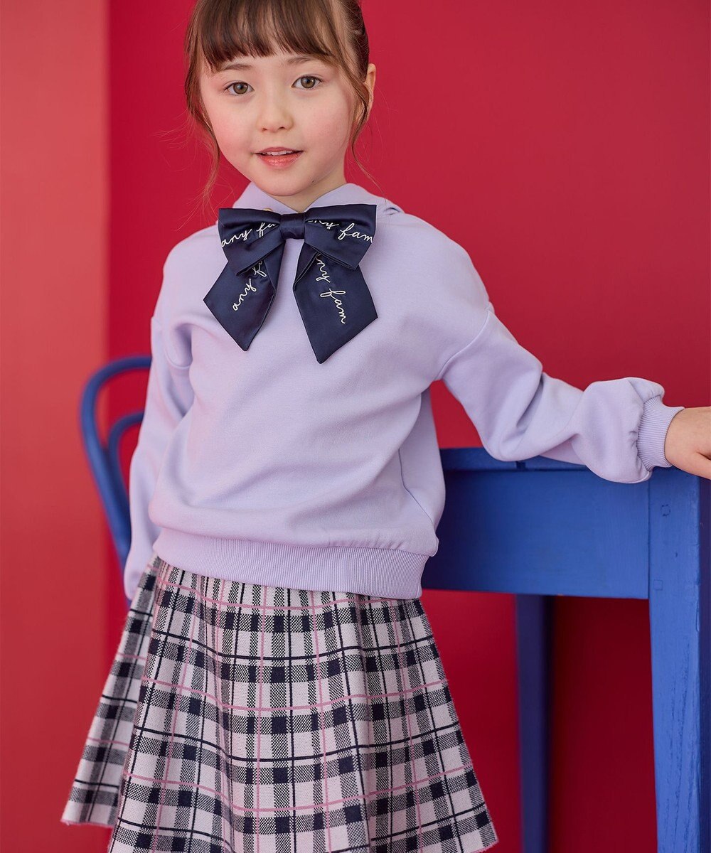 ANY KIDS フード付き ダンボール トレーナー 