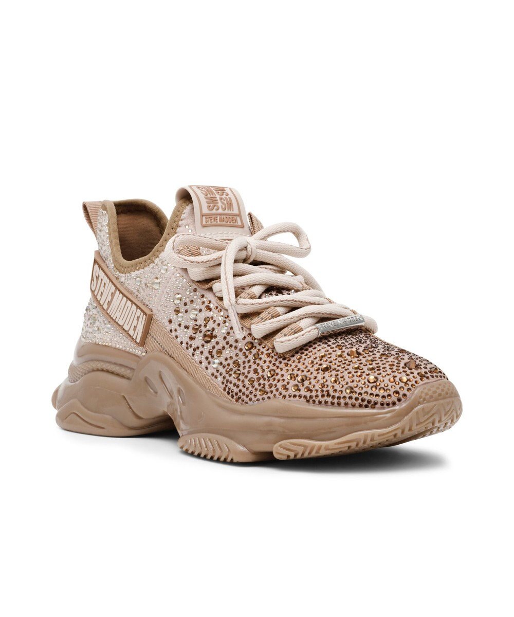 STEVE MADDEN MISTICA ビジューアクセントボリュームスニーカー 