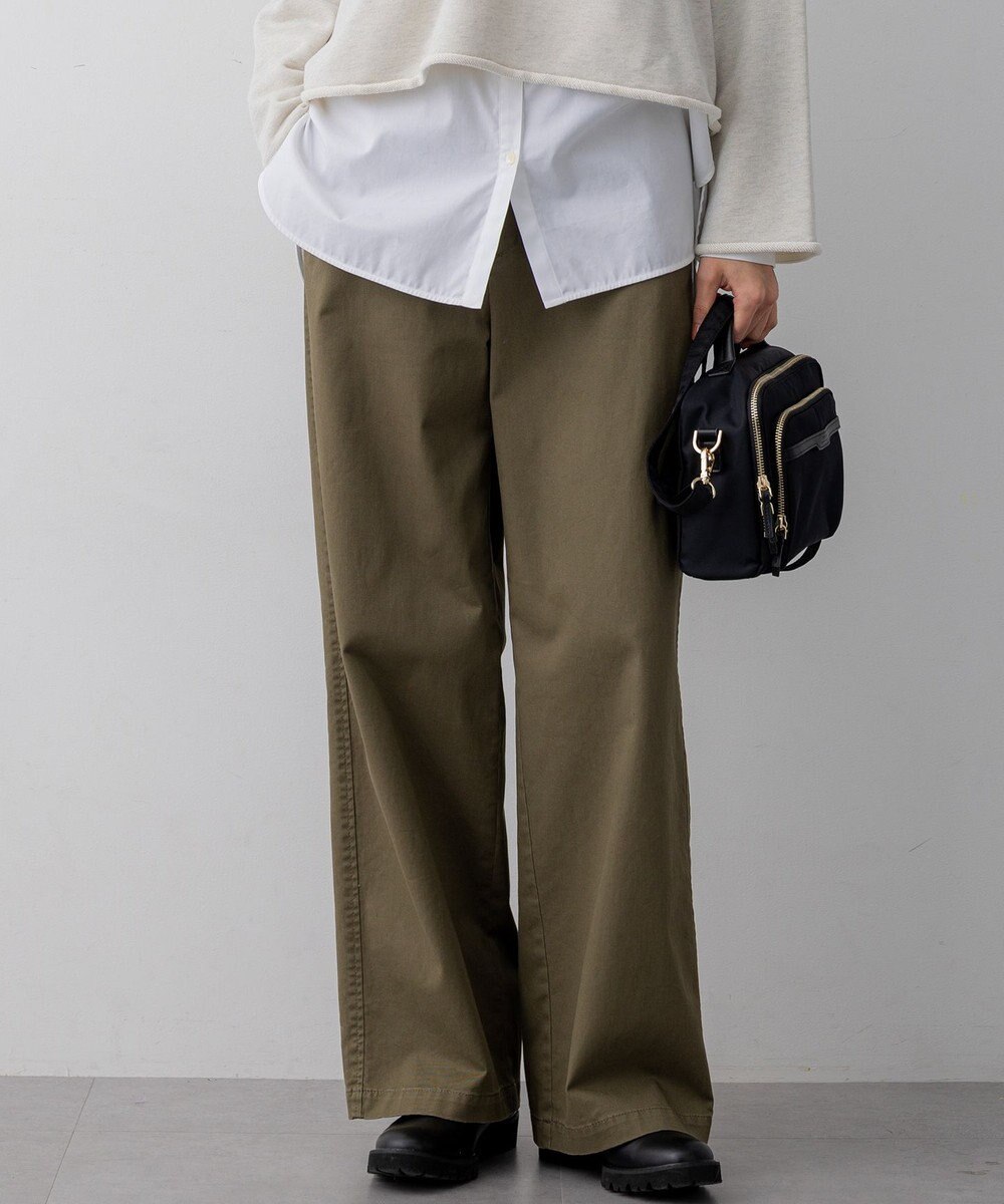 23区 【先行予約/Oggi9月号掲載/洗える】ストレッチギャバ チノ パンツ 