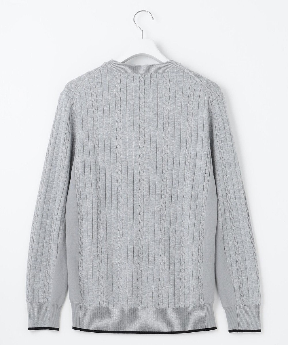 23区GOLF 【MEN/キングサイズ】ストレッチ カラーニット 