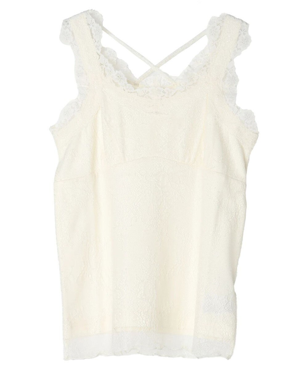 earth music&ecology 総レースキャミソール 