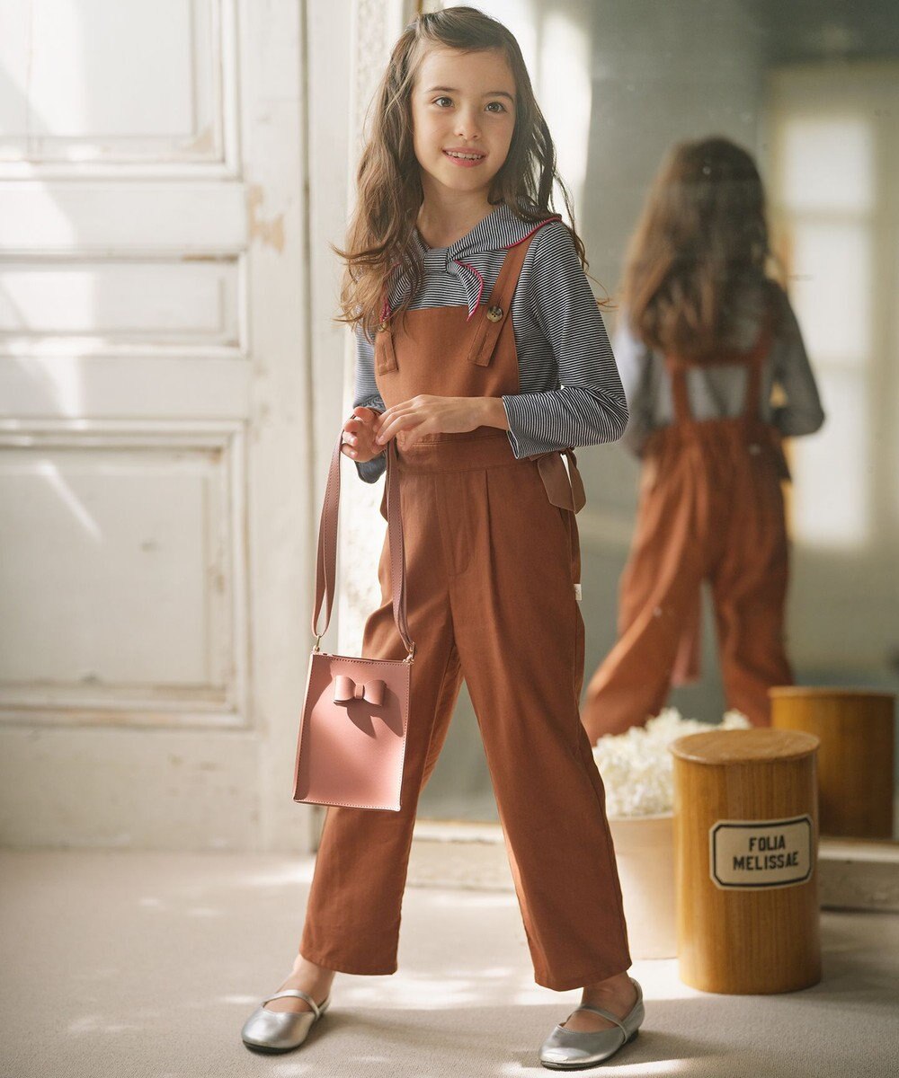 組曲 KIDS 【110-140cm】セーラーリボン Tシャツ 