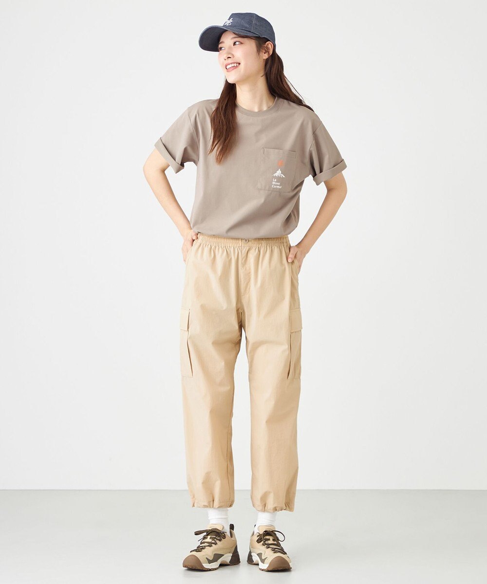 SHARE PARK LADIES 【UVカット・吸水速乾・ストレッチ・軽量 】ロゴポケットTシャツ（S・Mサイズ） 