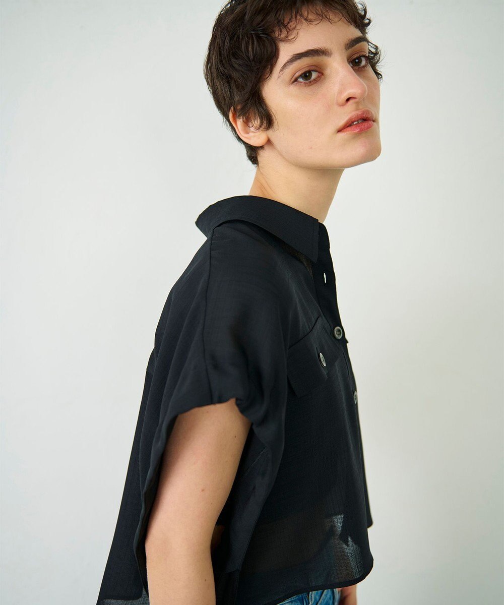 GRACE CONTINENTAL ショートポンチョシャツ 