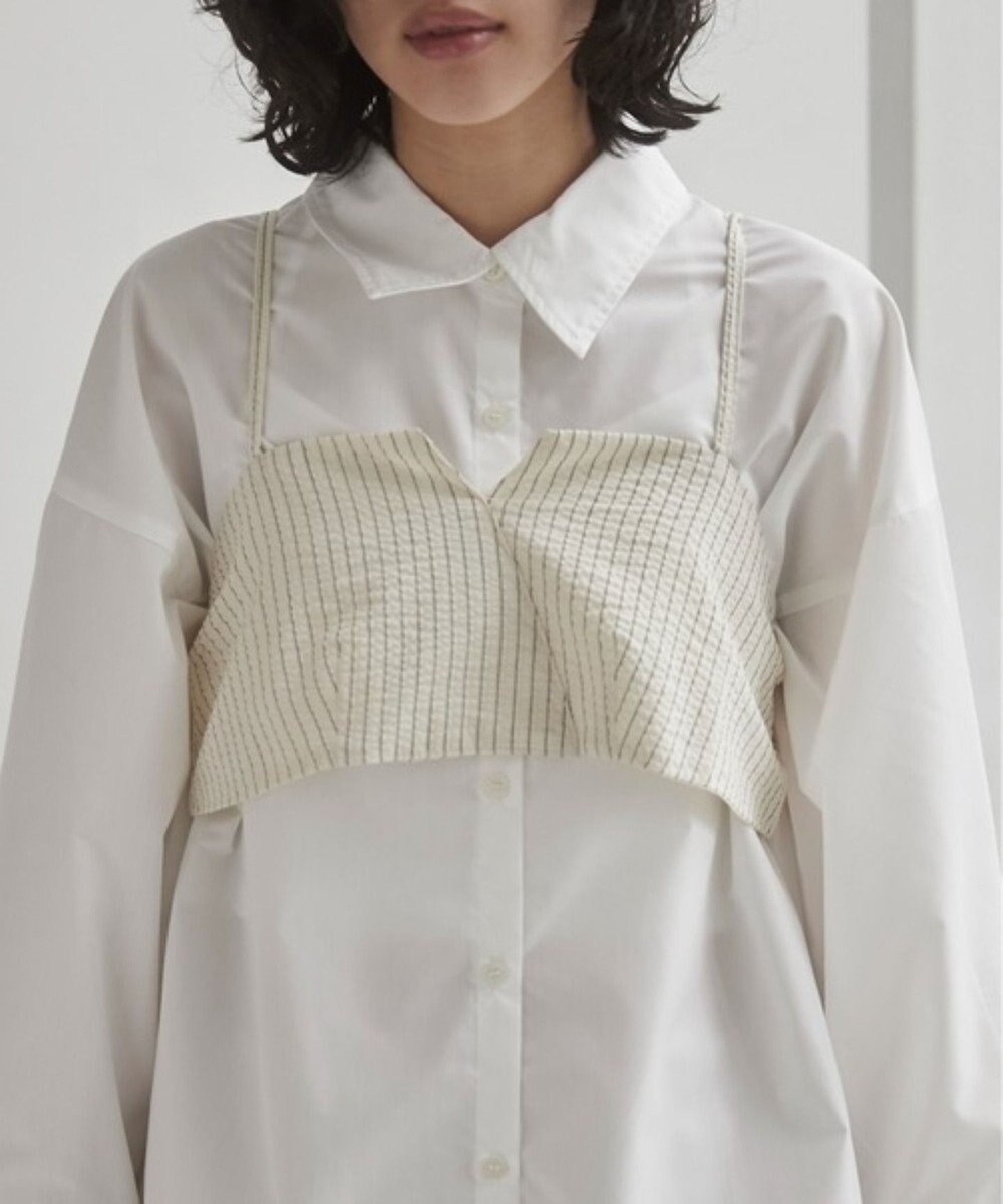 WEGO 【ANGIE VINTAGE】ビスチェセットシャツ 