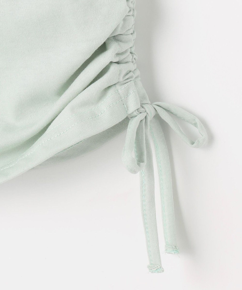 ANY KIDS 【洗濯機可能】ドロスト 裾リボンTシャツ 