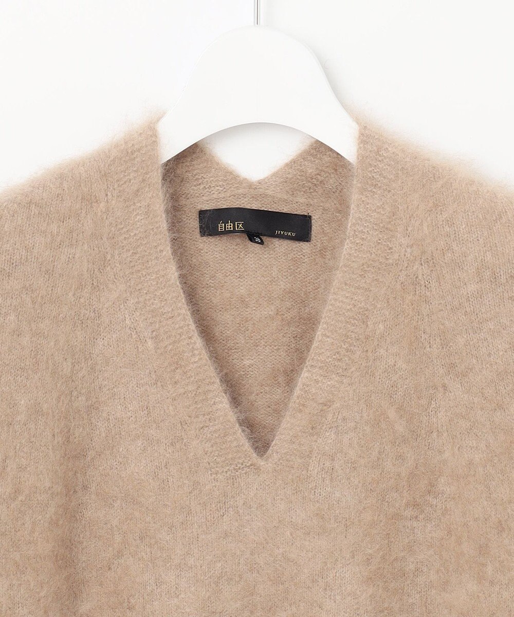 自由区 S 【カタログ掲載・Premium Collection】ファーカシミヤ ニット 