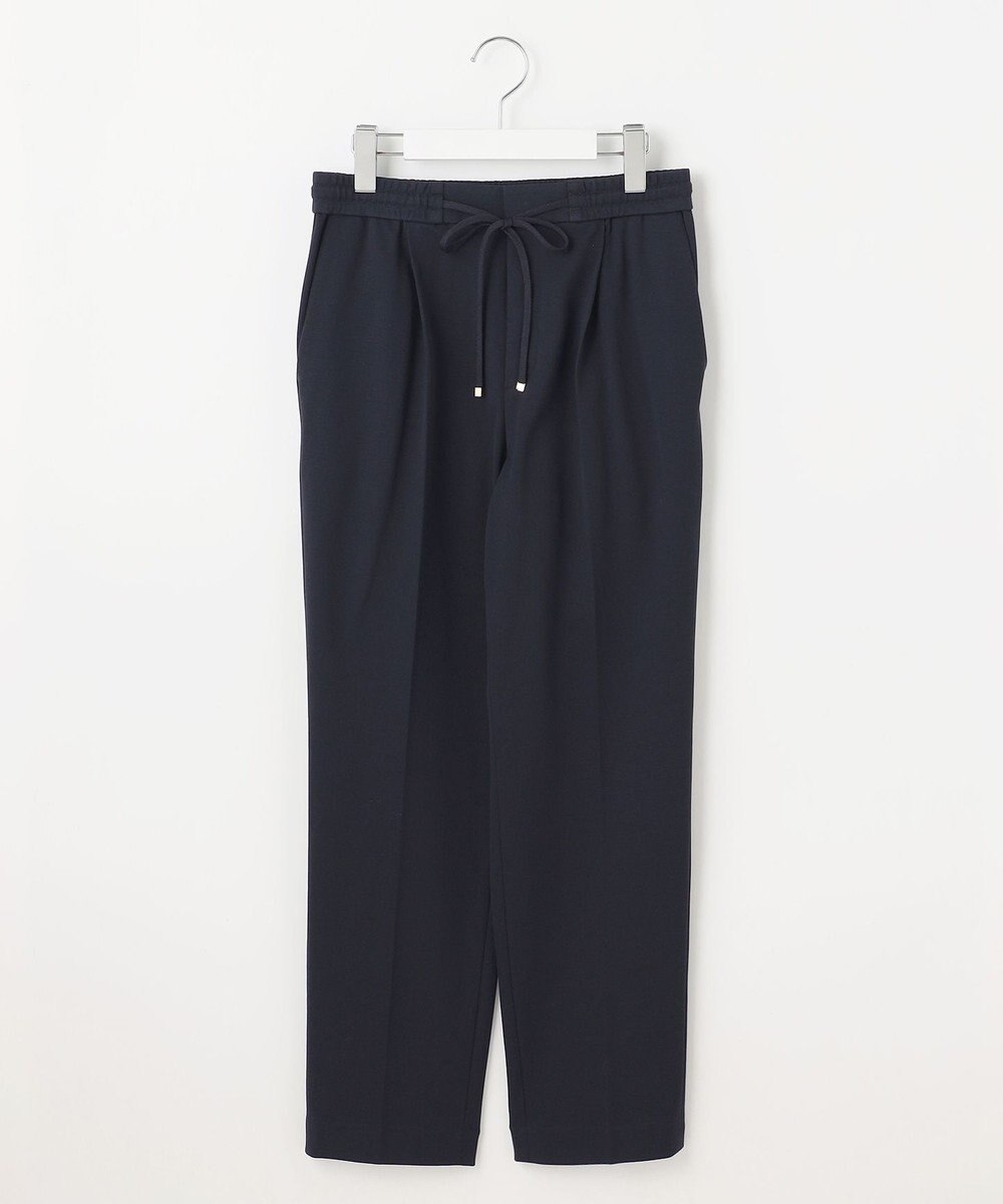 自由区 ライトフィールジャージータックテーパード パンツ 