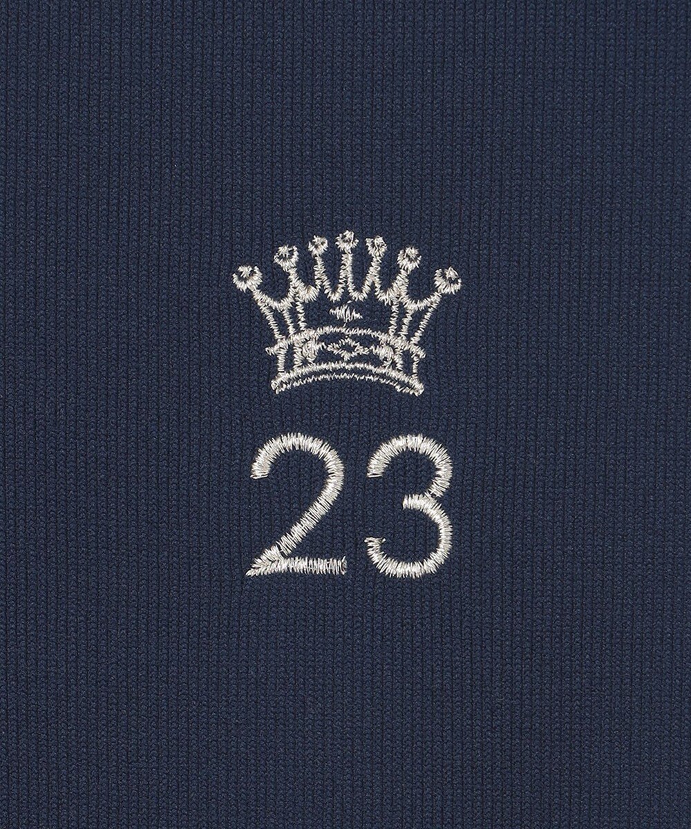 23区GOLF 【WOMEN】チュール袖 モックネックプルオーバー 