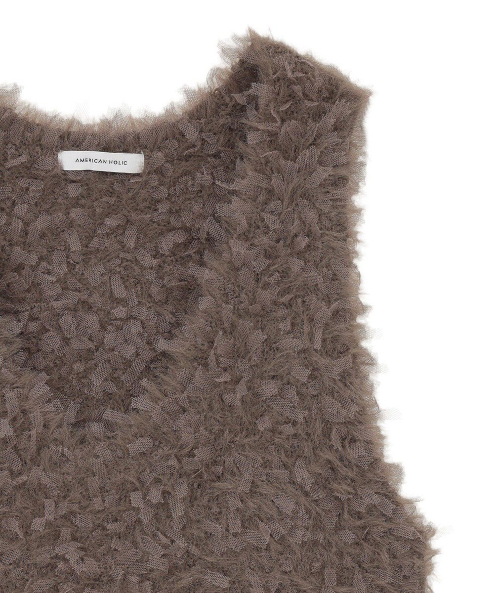 AMERICAN HOLIC テープヤーンニットベスト 