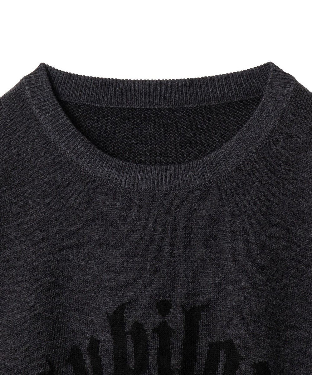 WEGO 【新色追加/ユニセックス着用ITEM/SMLサイズ展開】ジャガードグラフィックプルオーバー（LS） 