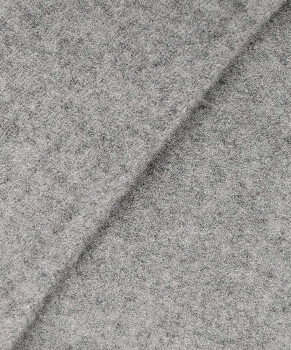 23区 L ウールリバー ノーカラーコート 