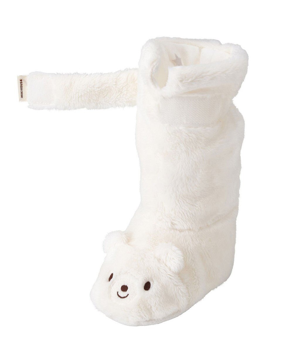 MIKI HOUSE HOT BISCUITS 【ミキハウス】【12cm】 マイクロファー ロングブーティ 