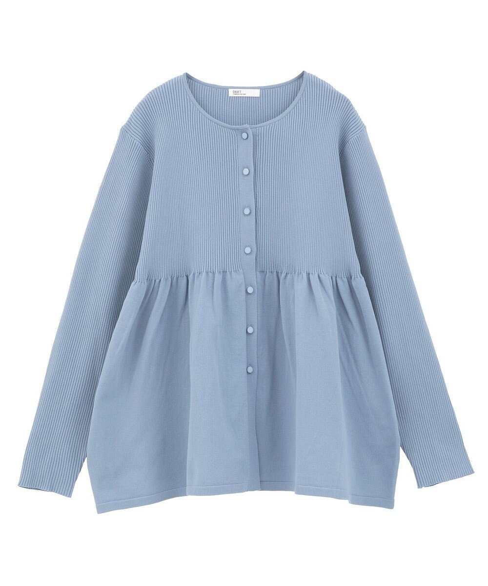 CRAFT STANDARD BOUTIQUE ポリエステルペプラムチュニック 