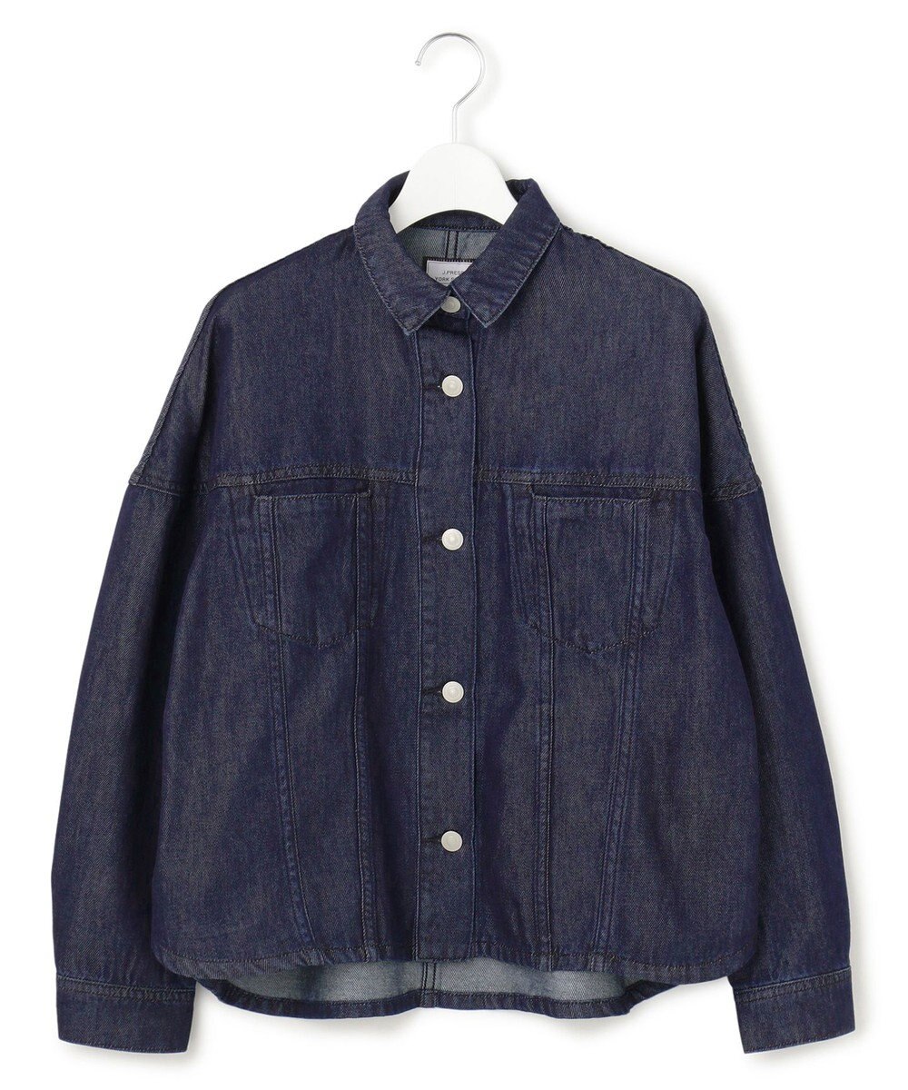 J.PRESS YORK STREET 【WOMEN】ソフトワイドデニム シャツジャケット 
